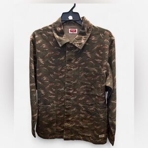 Wrangler Camouflage Button Utility Jacket